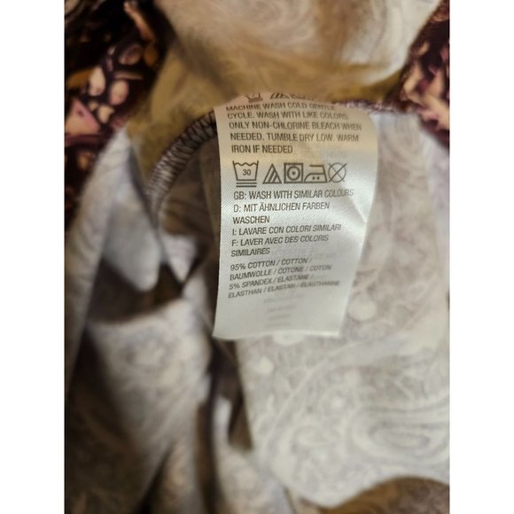 Denim & Company Women's Tunic Top, Size XL, Round Neck Paisley Print - Picture 6 of 6